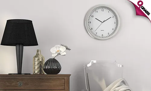 Wall Clock with Hidden Storage!